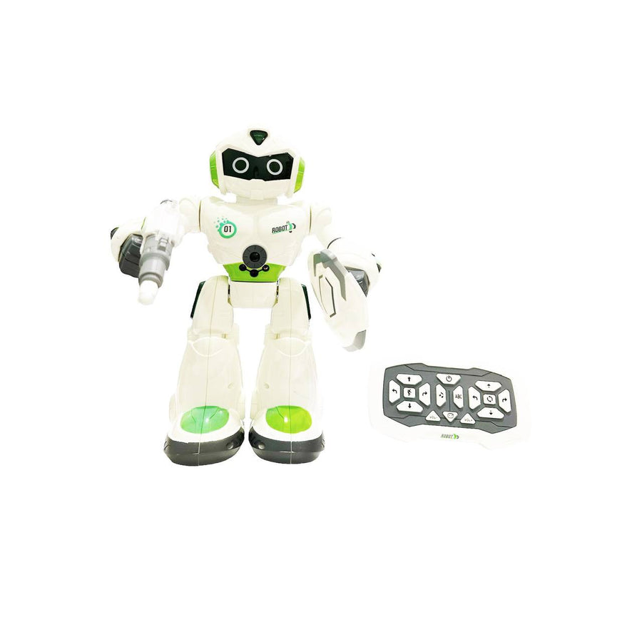 Interactive Space Smart Robot With Gesture Sensing Shield and Space Guns And Remote Control Different Sounds.