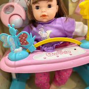 14 Inch Baby Girl Doll Bonnie With Walker Touch Control Operations