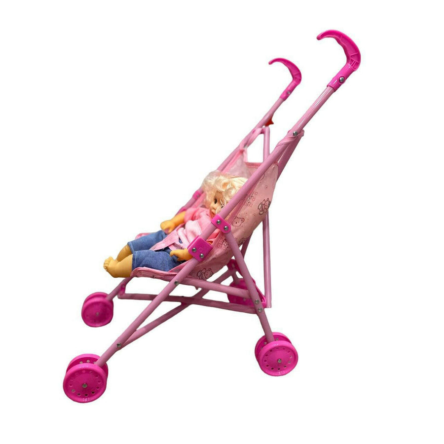 baby doll stroller for toddler Baby Doll 14 Inch Set With Stroller And 12 Sounds