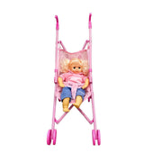Interactive Toy Baby Doll Stroller Set for Toddlers