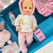 Adorable baby doll with 12 interactive sounds, perfect for playtime