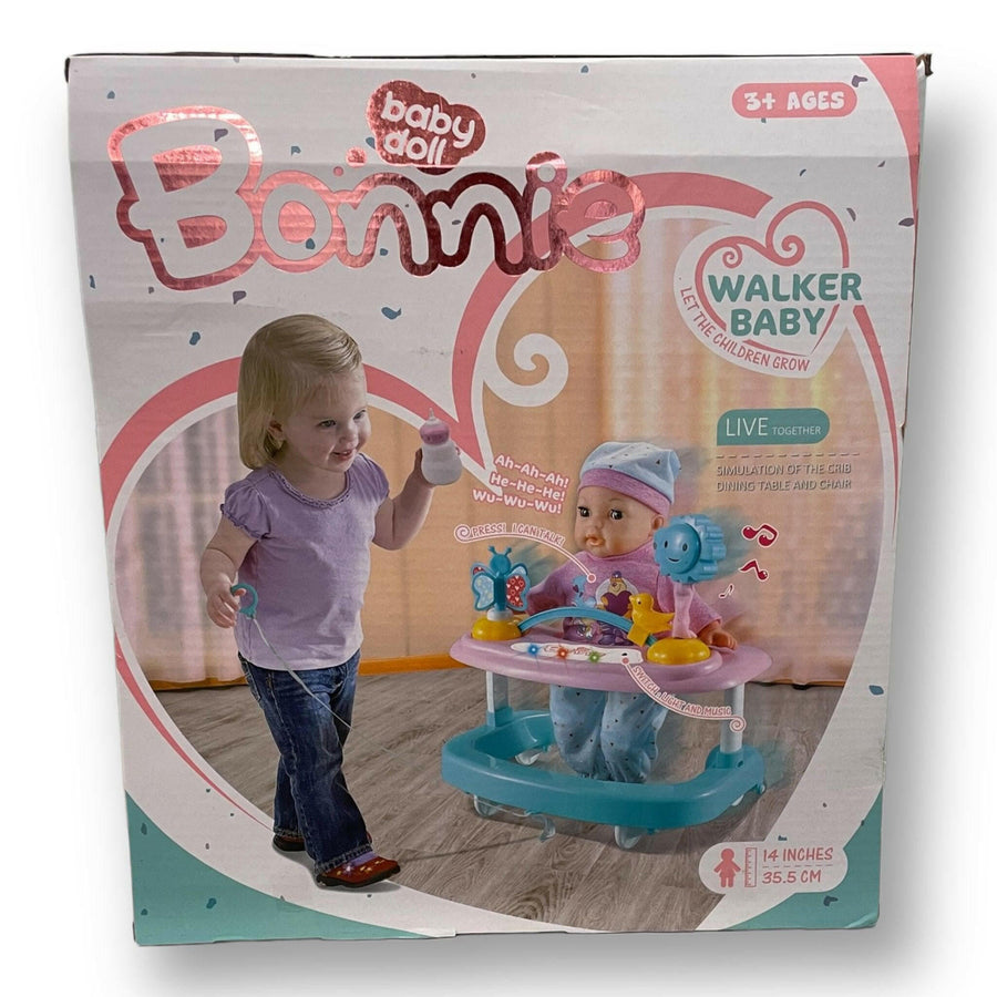 14 Inch Baby Girl Doll Bonnie With Walker Touch Control Operations