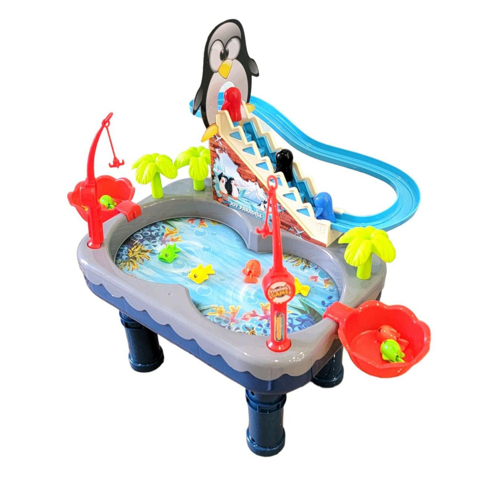 2 in 1 Penguin Fishing Set Blue