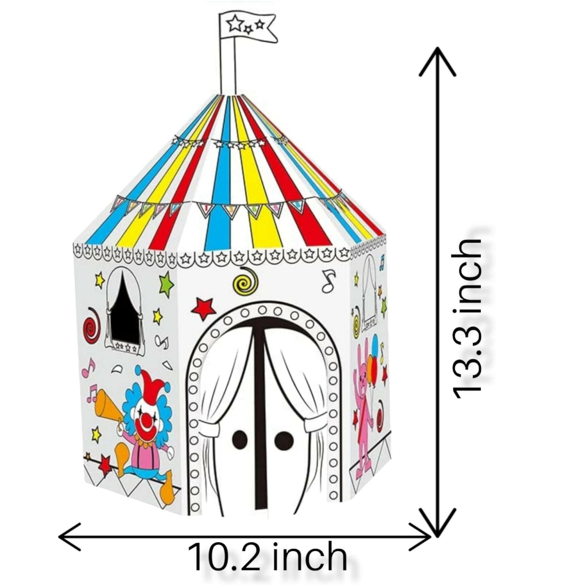 DIY Circus Coloring Card