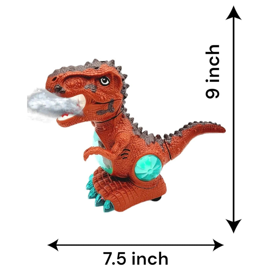 Electric T Rex Dinosaur with Light and Music and Water Mist