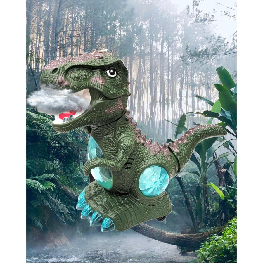 Electric T Rex Dinosaur with Light and Music and Water Mist