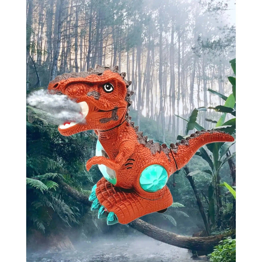 Electric T Rex Dinosaur with Light and Music and Water Mist