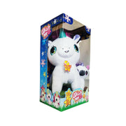 Plush Pinky Wish Me Light Up Unicorn 9" With Pink Hair